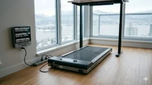 Energy-efficient affordable under desk treadmill, perfect for eco-conscious Canadian households.