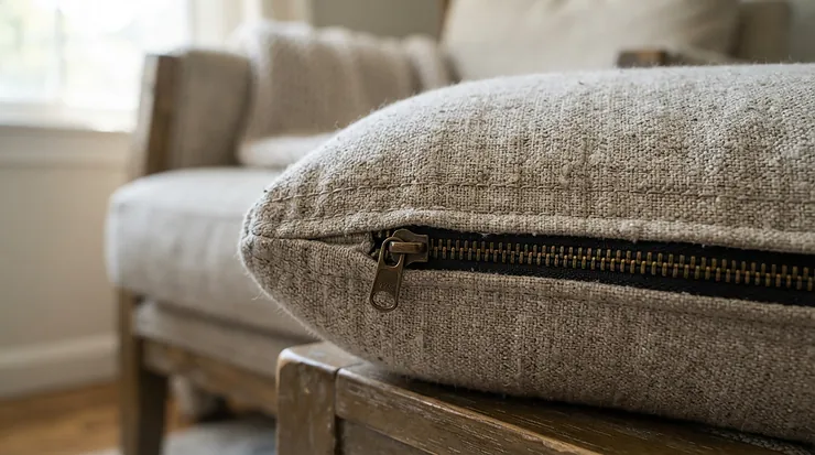 Memory foam office chair cushions featuring a breathable mesh cover for temperature regulation.